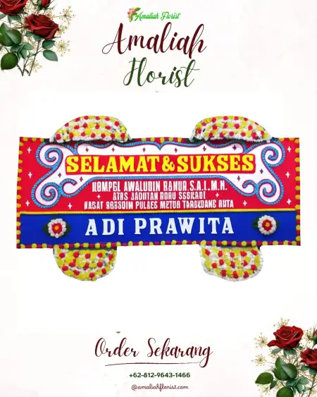 Papan Bunga Ucapan Selamat Kasreman
